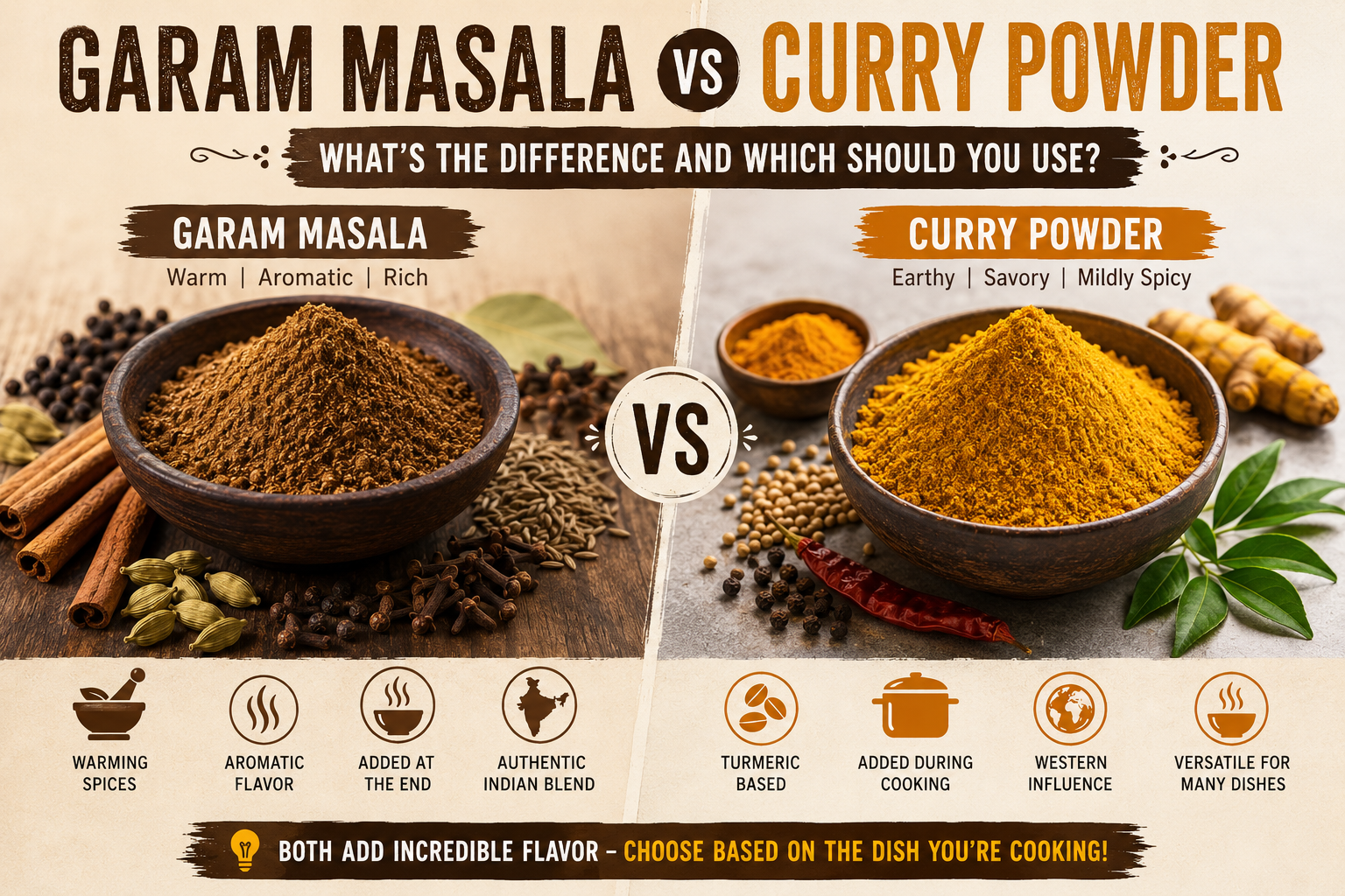 Garam Masala vs Curry Powder: What's the Difference and Which Should You Use?