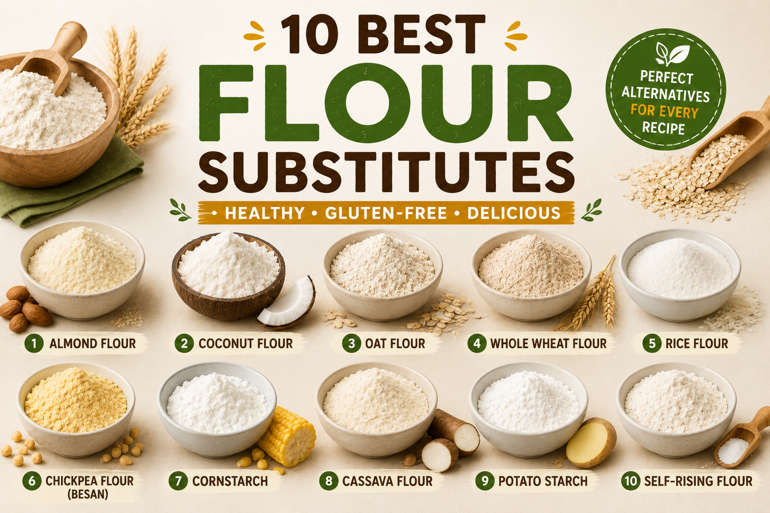10 Best All-Purpose Flour Substitutes You Should Try in 2026