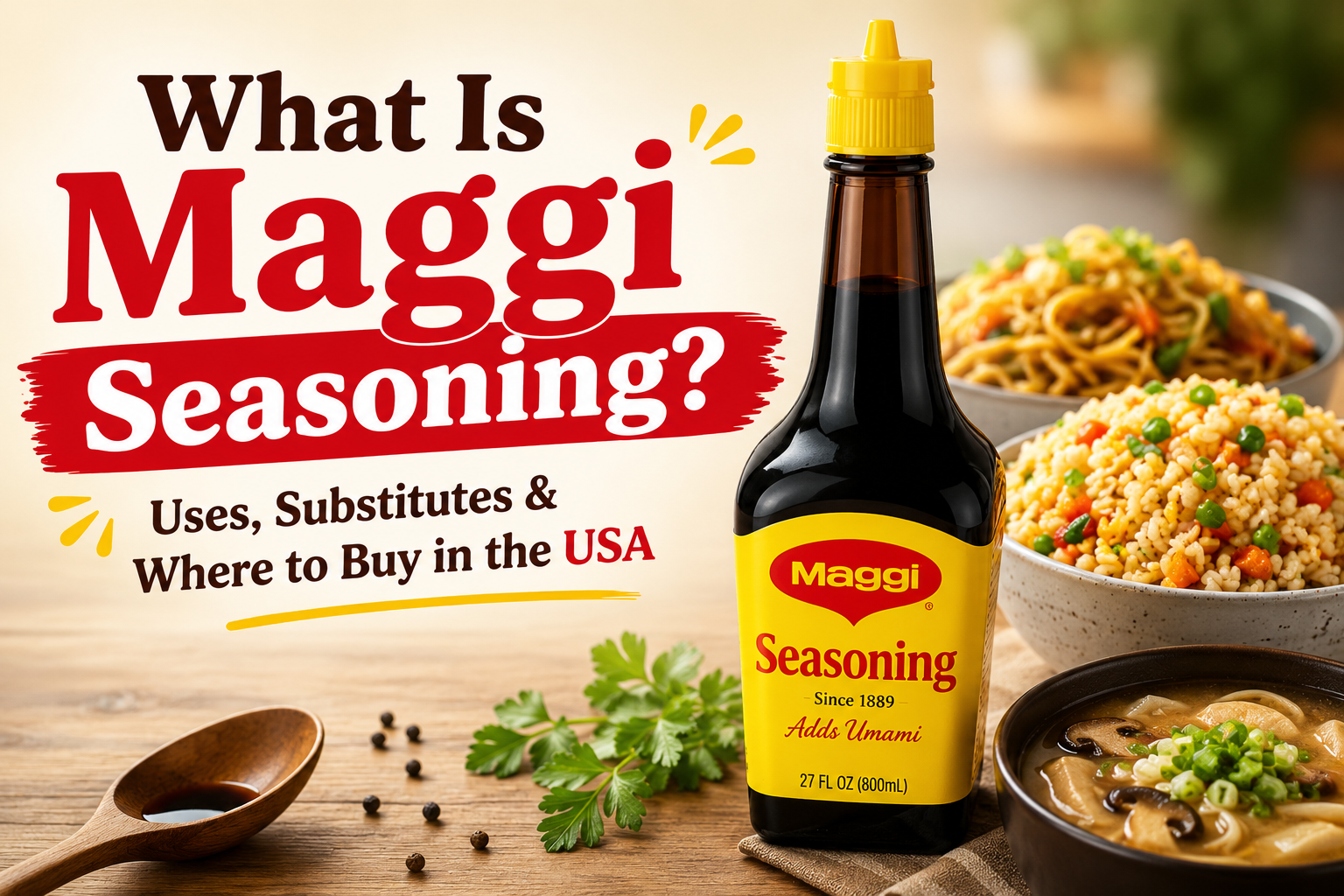 What Is Maggi Seasoning? Uses, Benefits & Substitutes