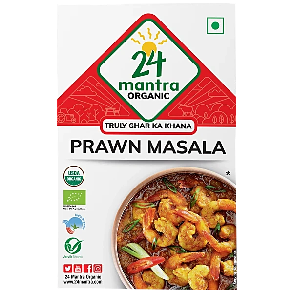 24 Mantra Organic Prawn Masala (100g 3.5oz)