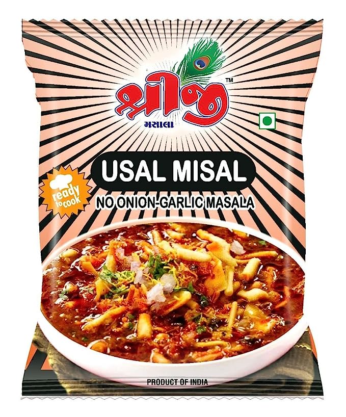 Shreeji Usal Misal Masala (NO ONION & GARLIC) (50g)