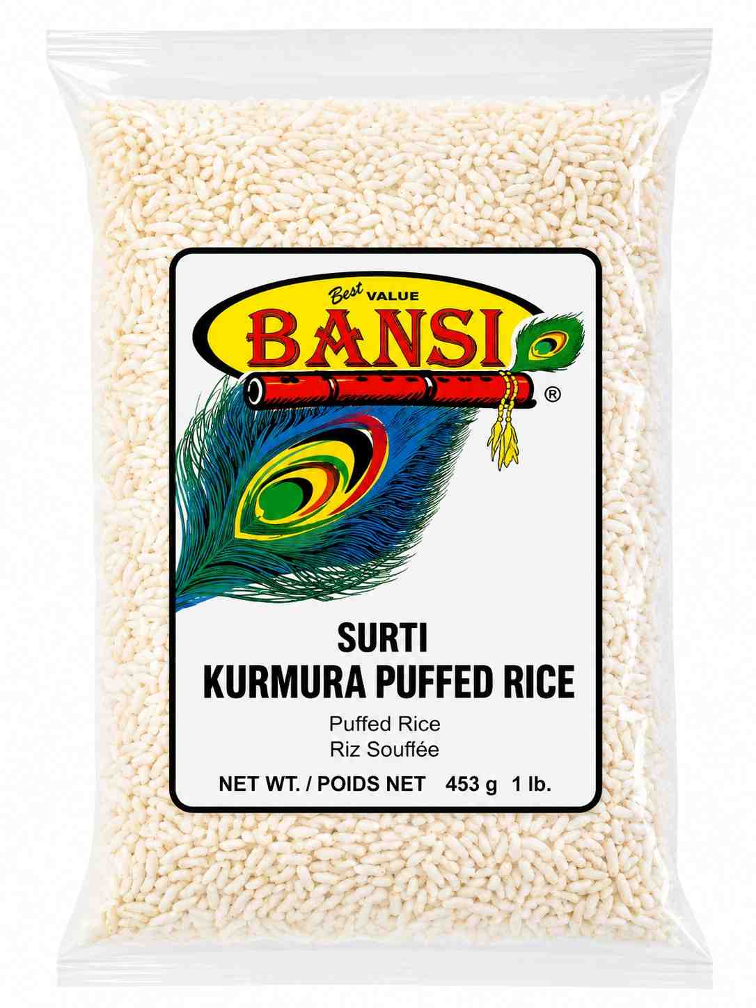 Bansi Surti Kurmura Puffed rice (454g 1lb)
