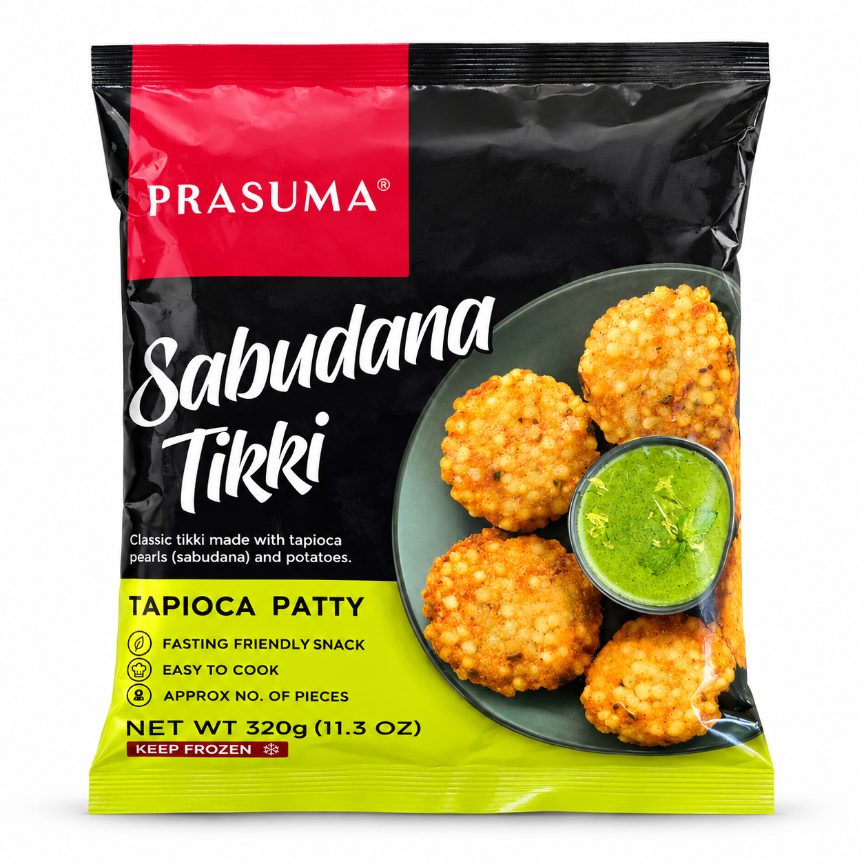 Prasuma Sabudana Tikki (8pcs 320g)