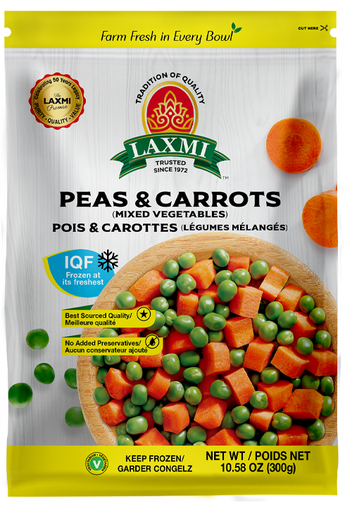 Laxmi Peas & Carrot (300g)