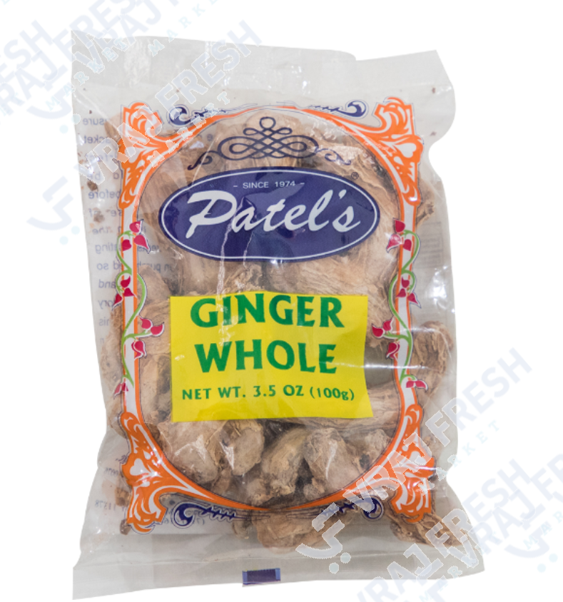 Patel Ginger Whole (100g  3.5Oz)