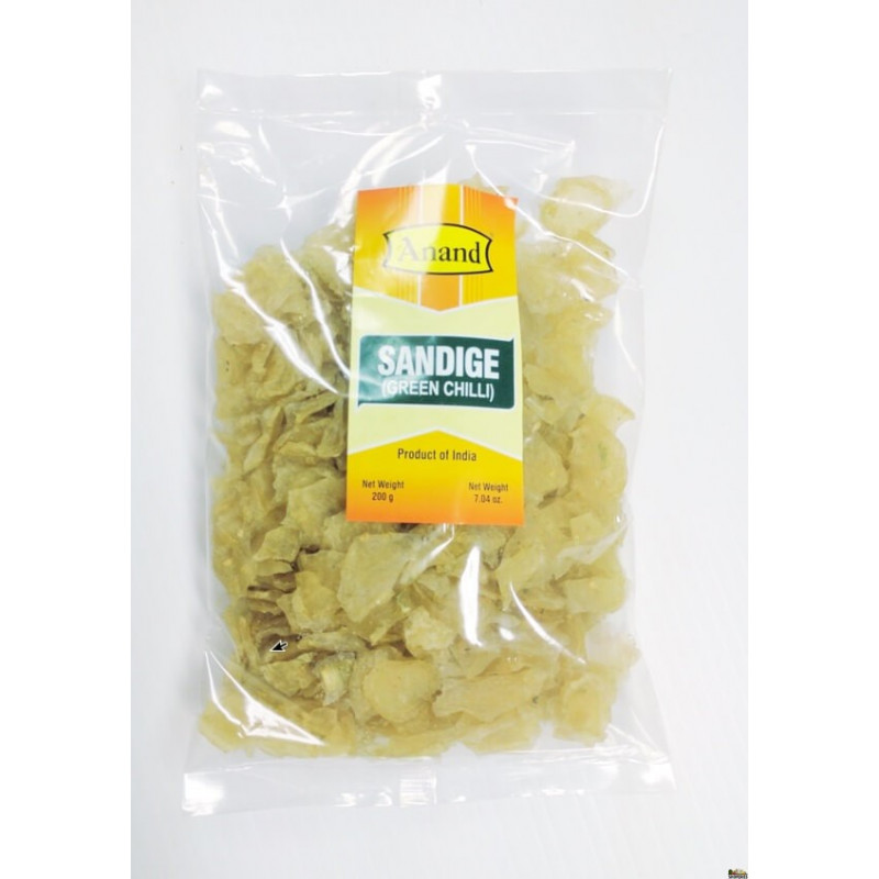 Anand Sandige Green Chili (200g  7Oz)