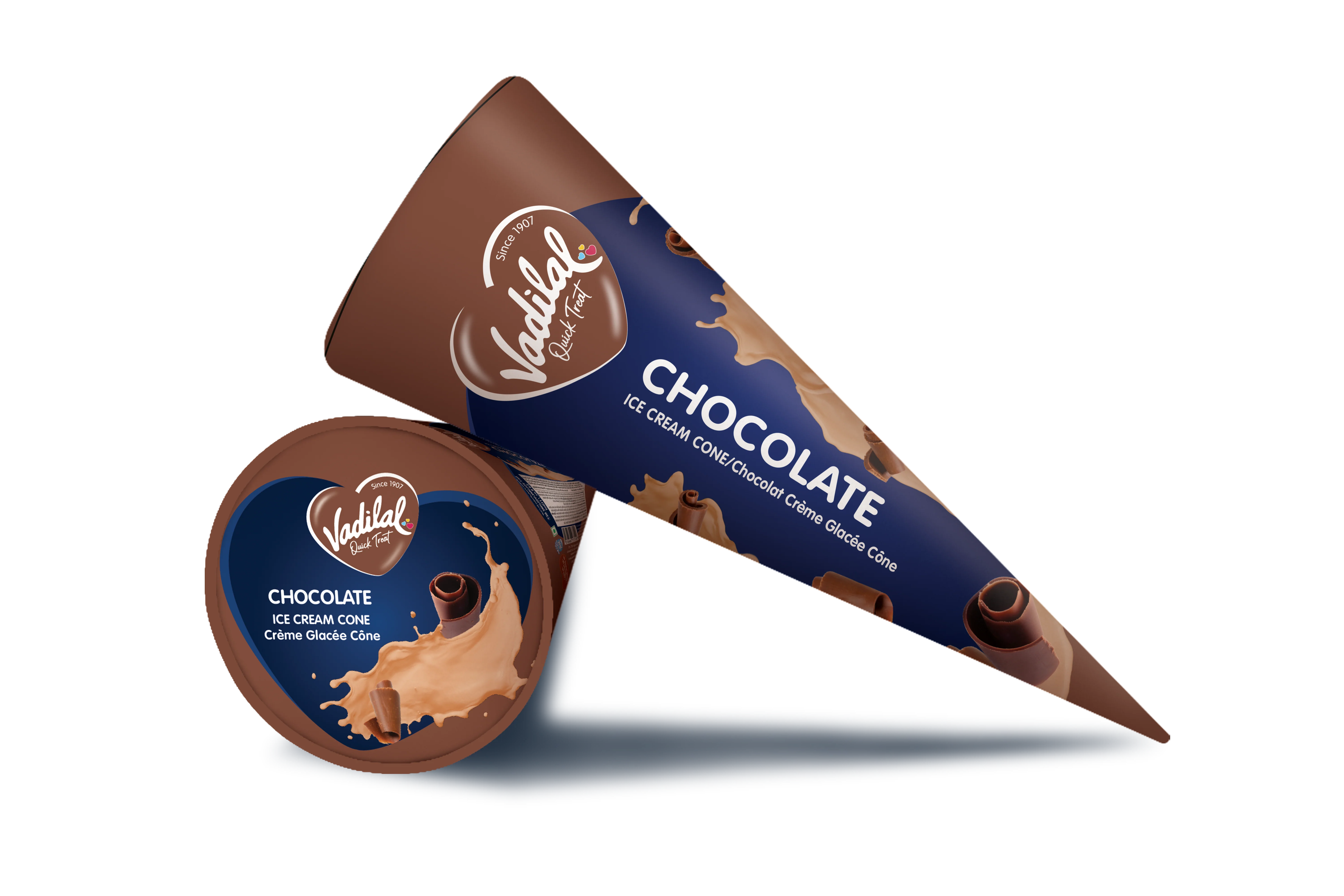 Vadilal Chocolate Ice Cream Cone (110ml)
