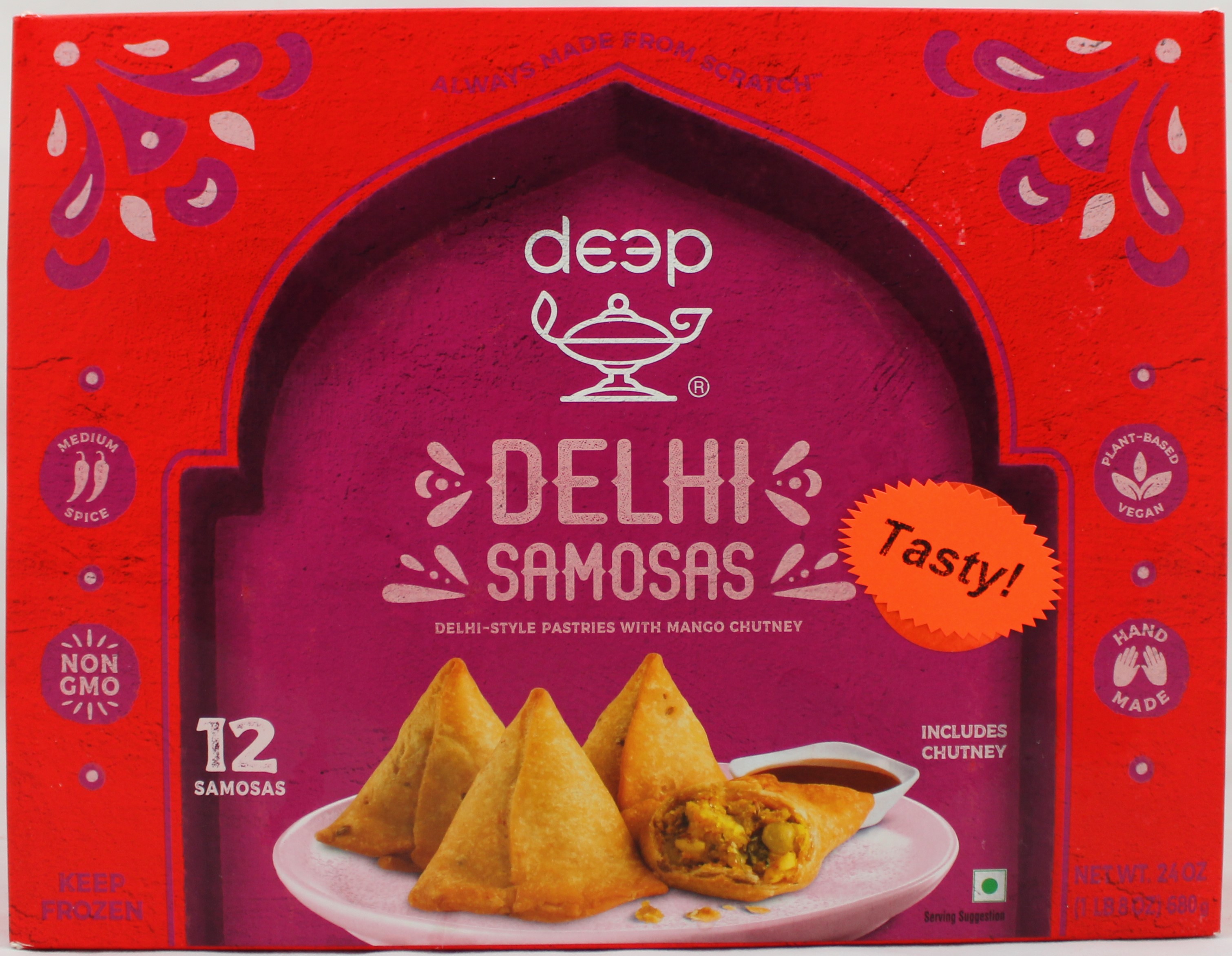 Deep Delhi Samosa  12 Pieces (680g  24Oz)