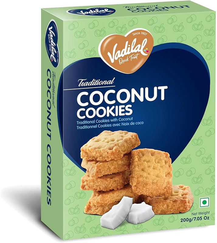 Vadilal Coconut Cookies (200g  7.05oz)