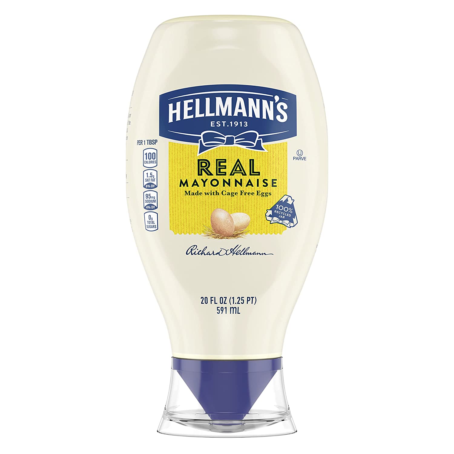 Hellmanns Real Mayonnaise (591Ml  20Oz)