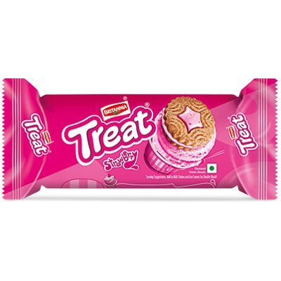 Britannia Treat Strawberry (120g  4.23Oz)