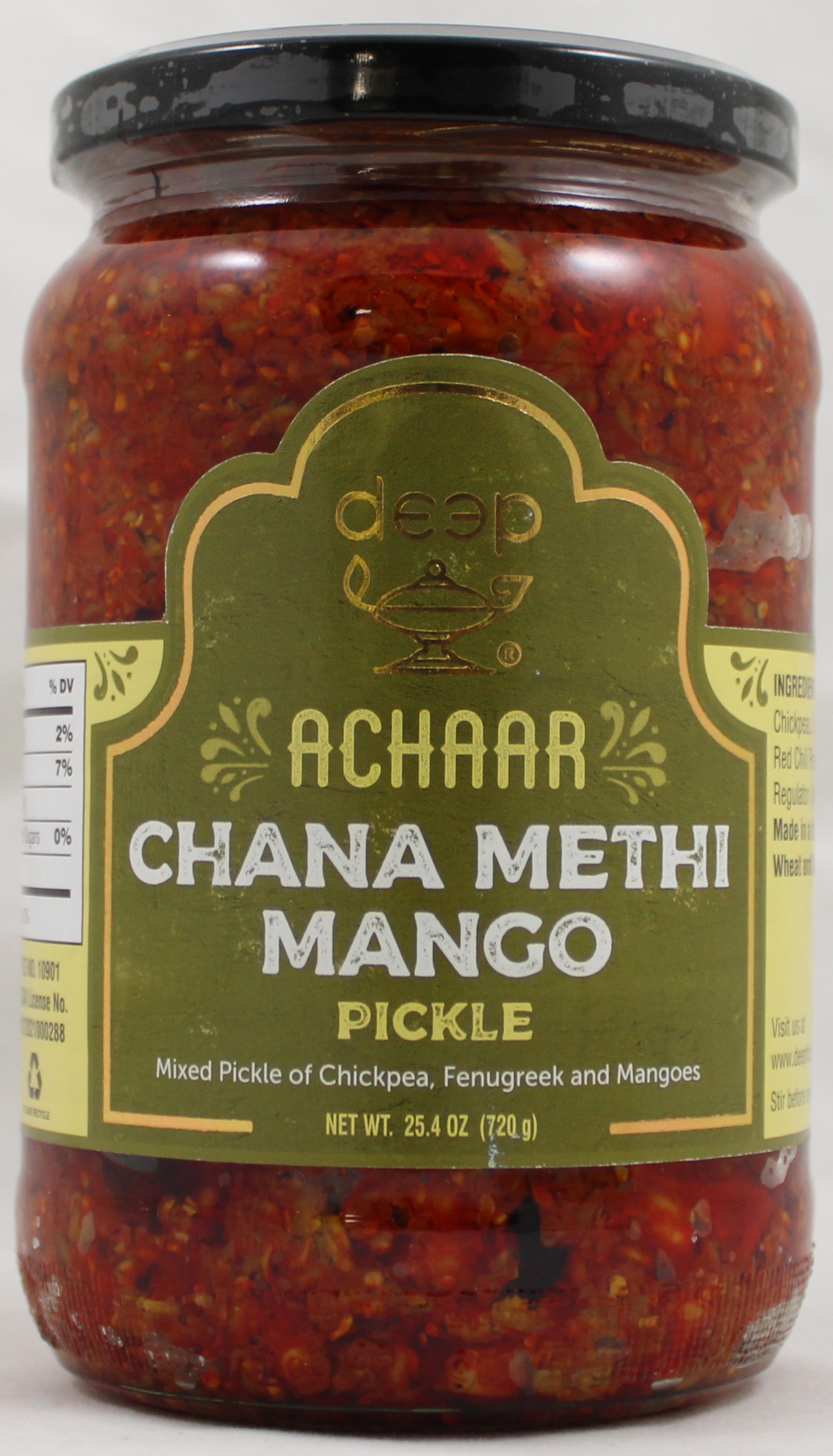Deep Chana Methi Mango Pickle (720G  25.4Oz)