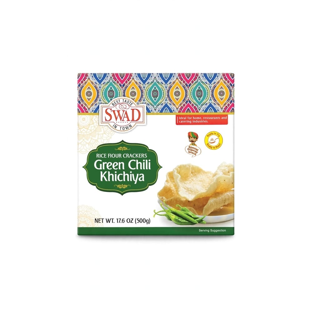 Swad Green Chili Khichiya (500g 17.6oz)