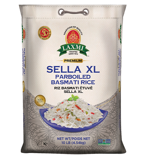 Laxmi Sella XL Parboiled Basmati Rice (4.54kg  10lb)