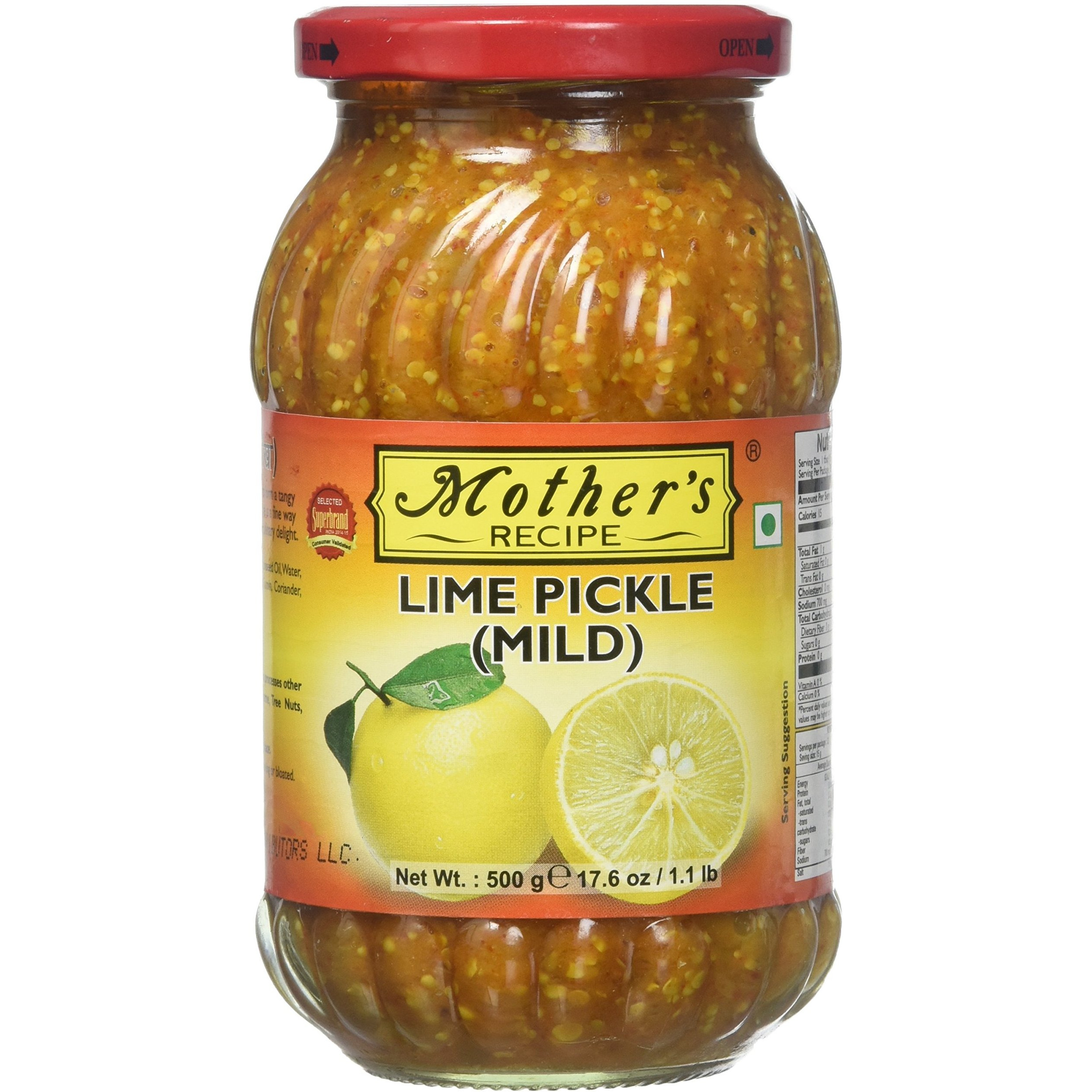 Mothers Lime Pickle (Mild) 1.1Lb (500G  17.6Oz)