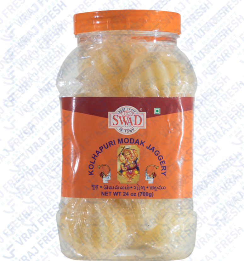 Swad Kolhapuri Modak Jaggery (700g  24Oz)