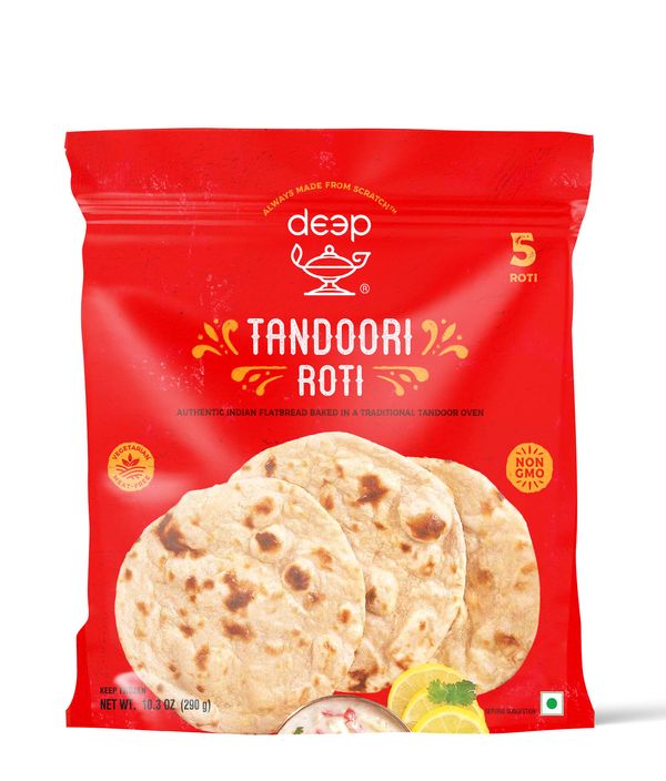 Deep Tandoori Roti  5 Pcs (290g  10.25Oz)