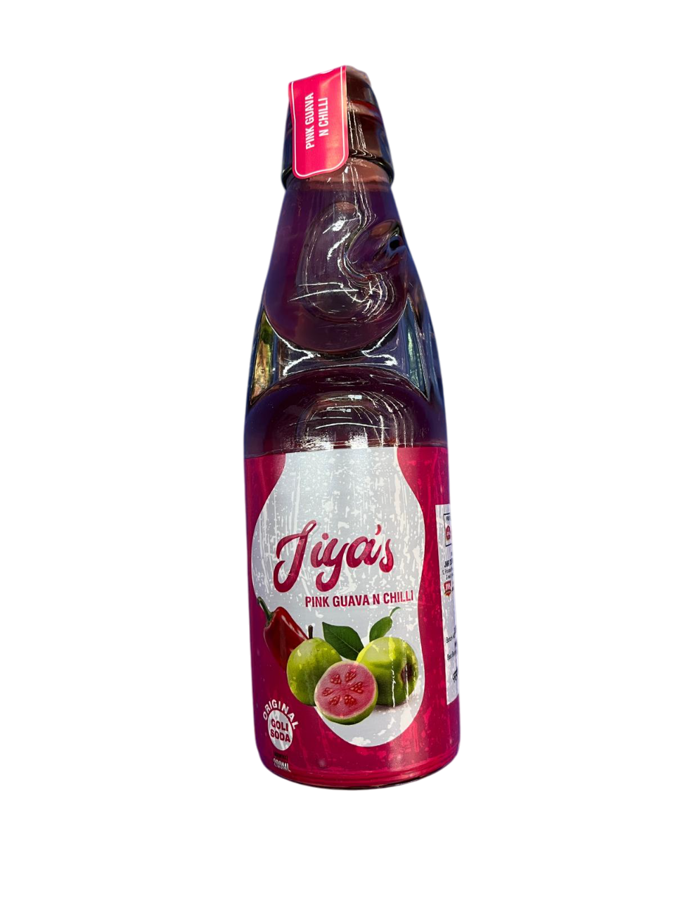 Jiyas Pink Guava N Chilli Goli Soda (7oz)