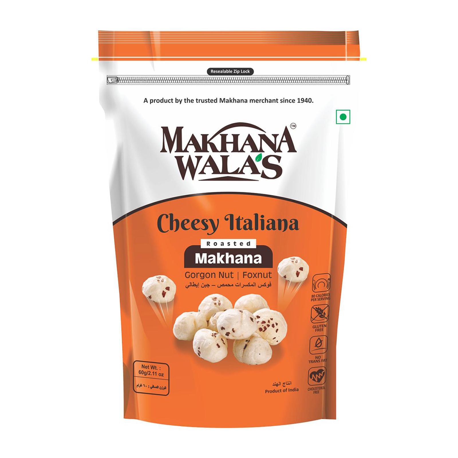Makhana Walas Cheesy Italiana Makhana (60g 2oz)