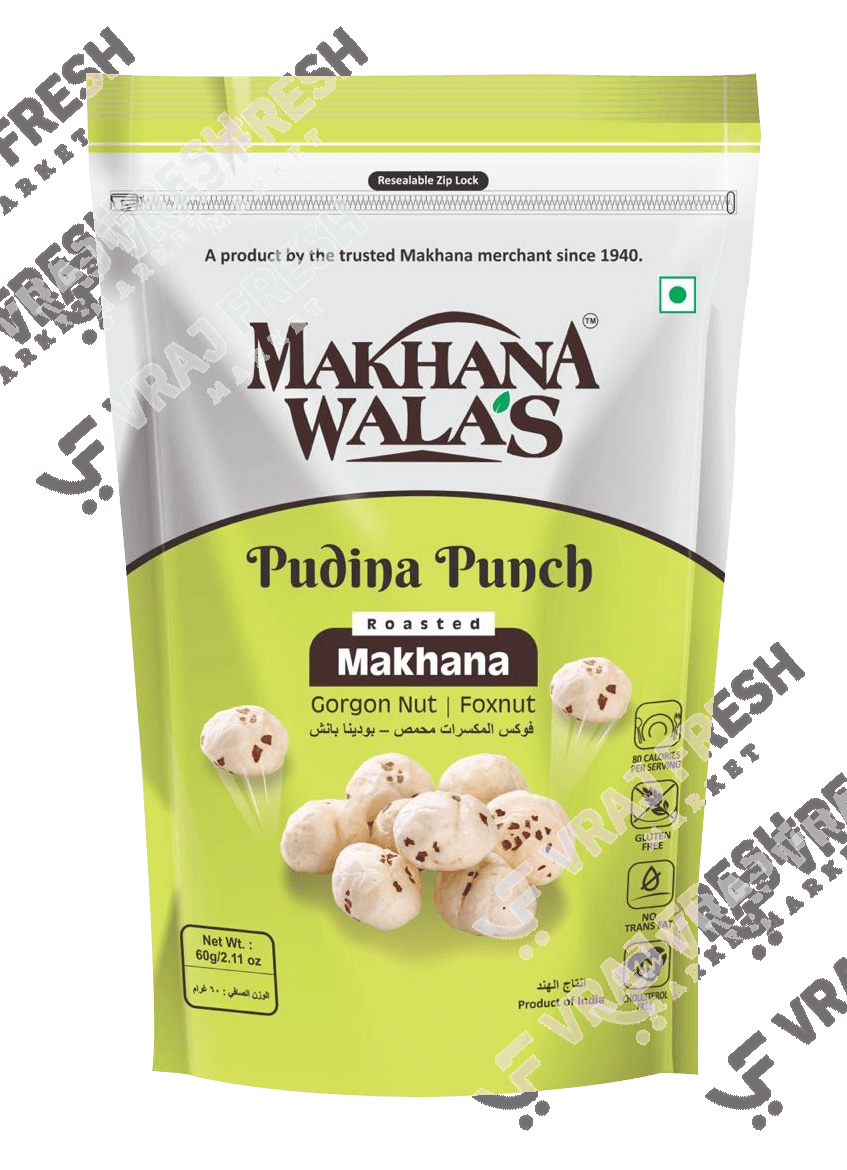 Makhana WalaS Pudina Punch Makhana (60G  2.11Oz)