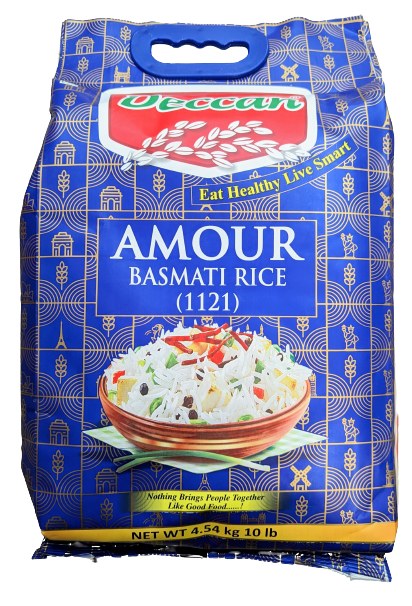 Deccan Amour Basmati Rice (4.54Kg 10Lb)