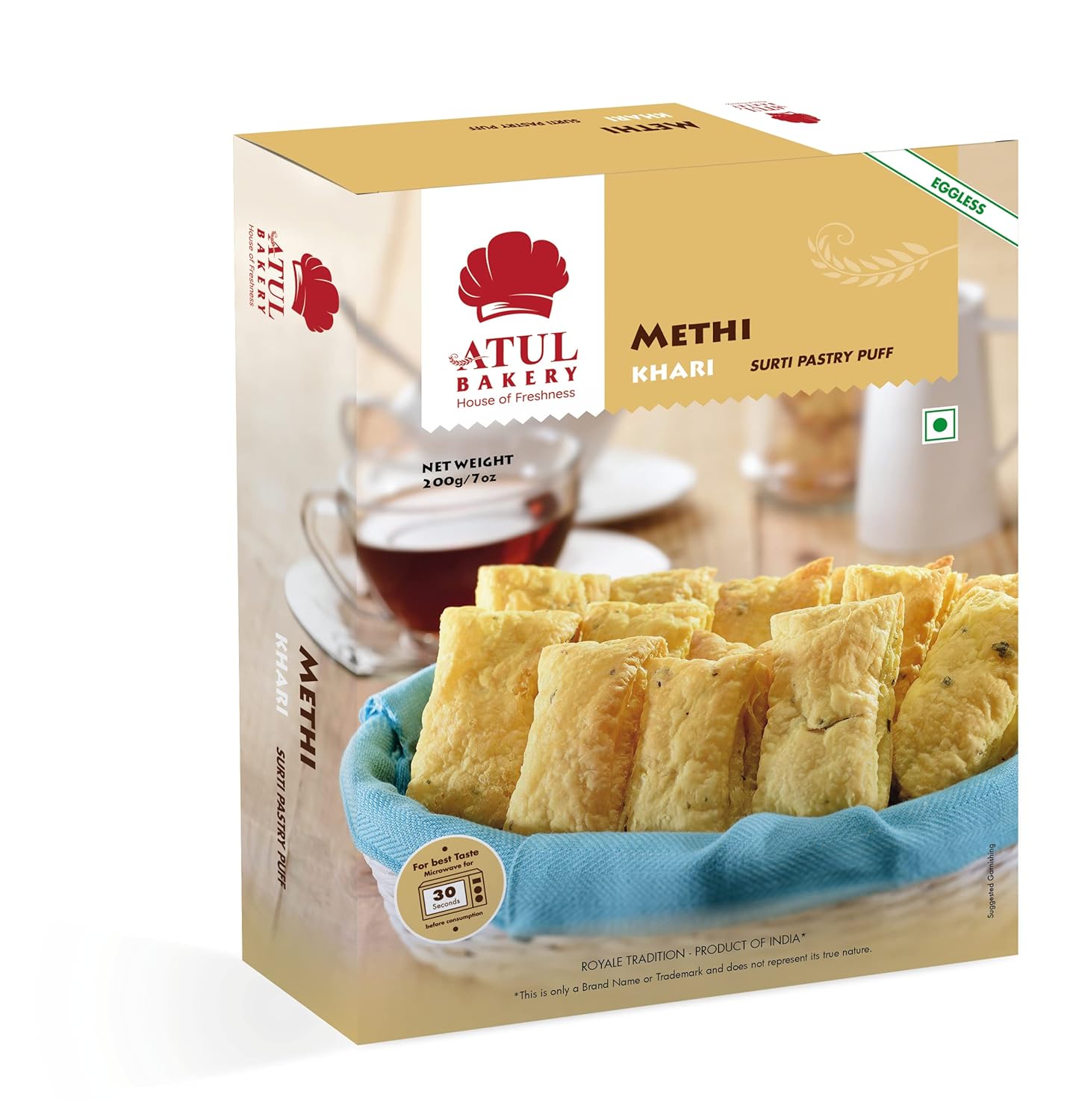 Atul Bakery Methi Khari (400g  14.1Oz)