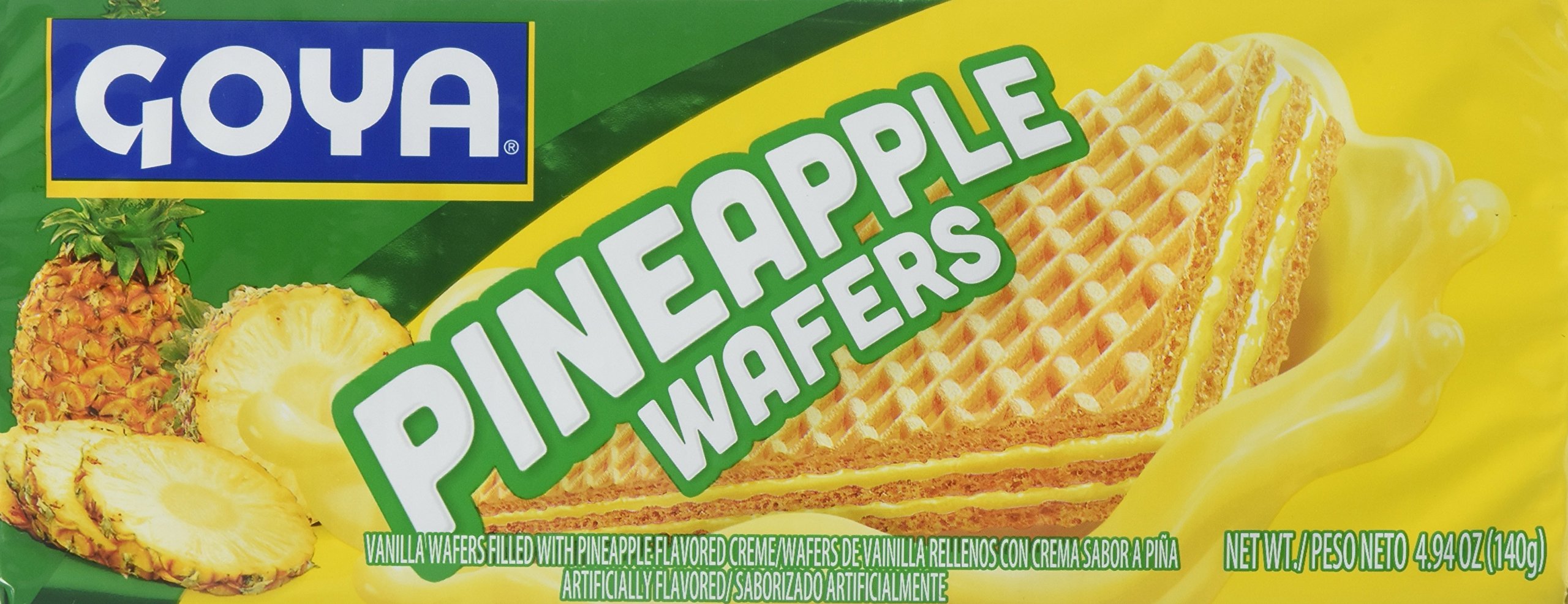 Goya Pineapple Wafers Biscuit (140g  4.94Oz)