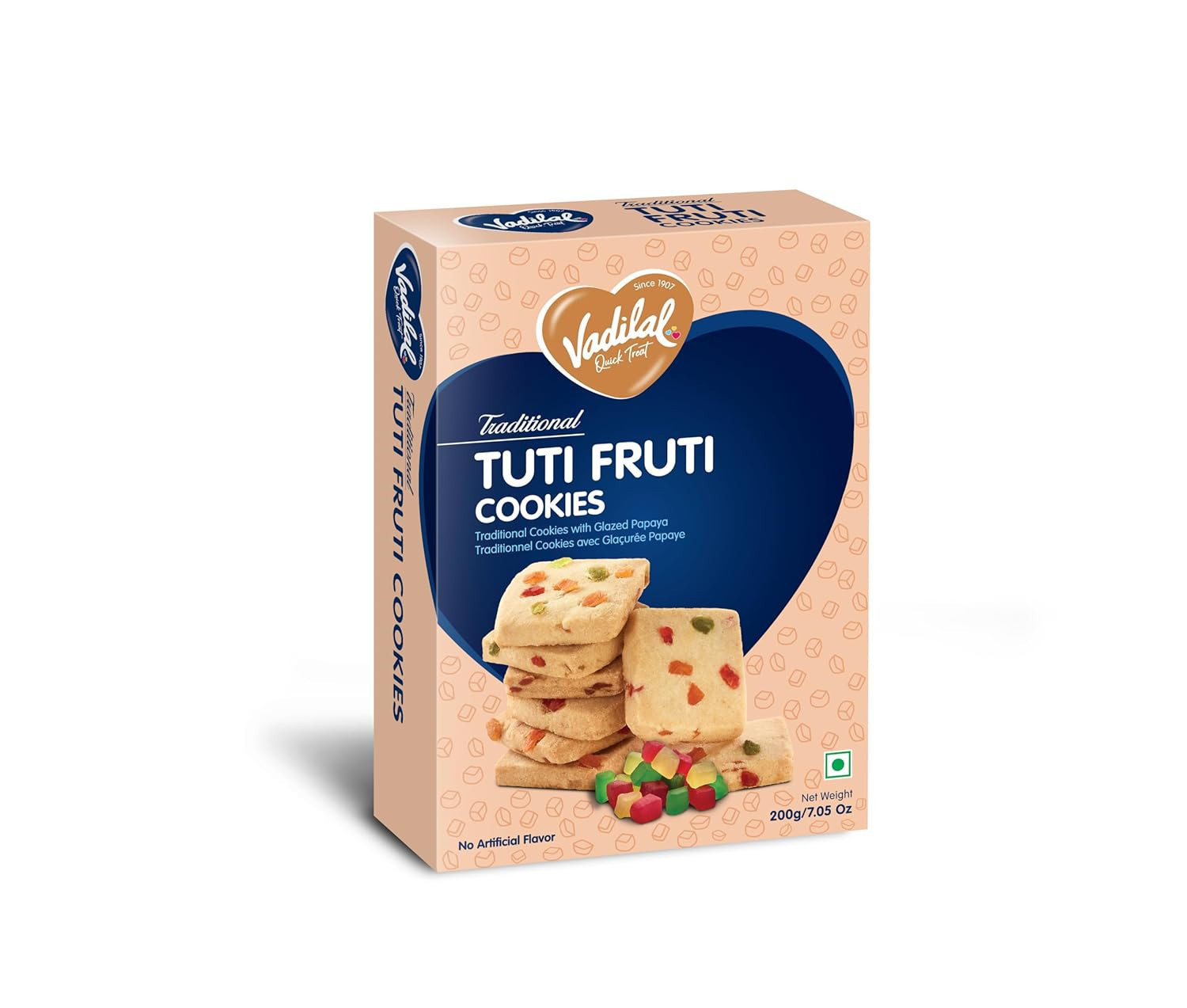 Vadilal Tuti Fruti Cookies (200g  7.05Oz)