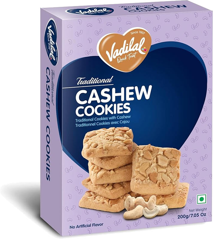 Vadilal Cashew Cookies (200g  7.05oz)