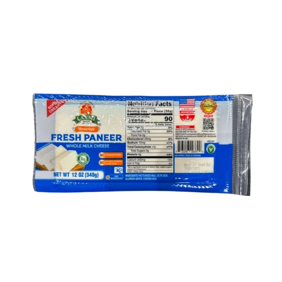 Laxmi Fresh Paneer (340g 12oz)