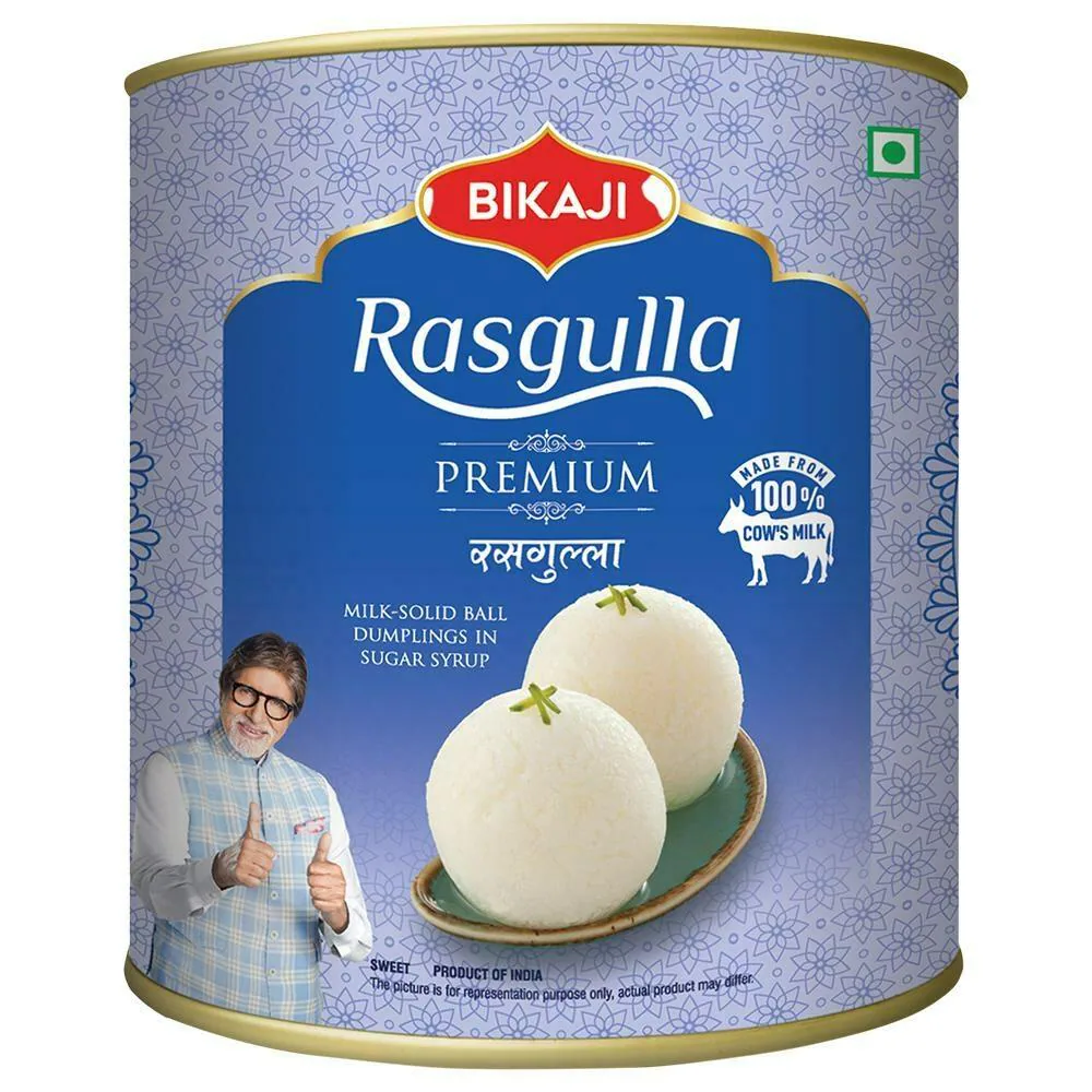Bikaji Rasgulla Tin (1kg 35oz)