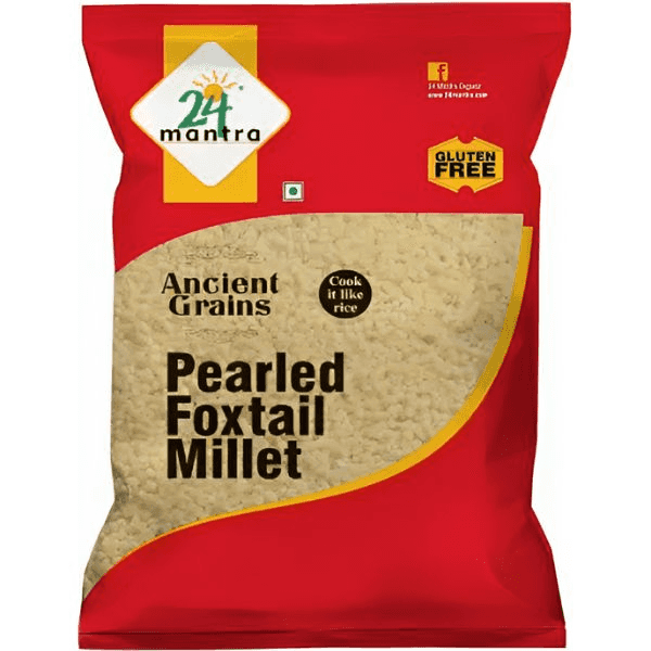 24 Mantra Pearled Foxtail Millet (1kg 2lb)