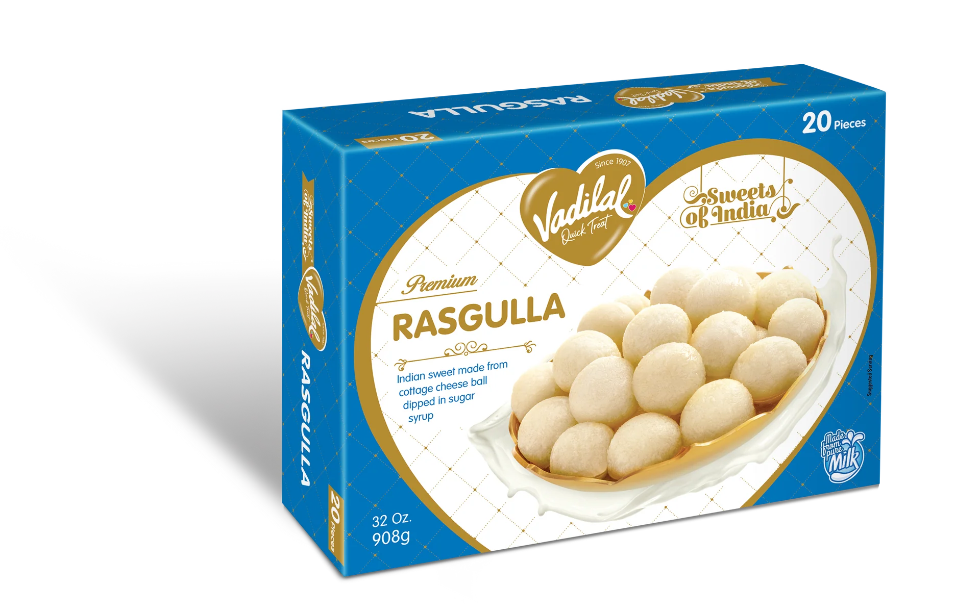 Vadilal Rasgulla (908g)