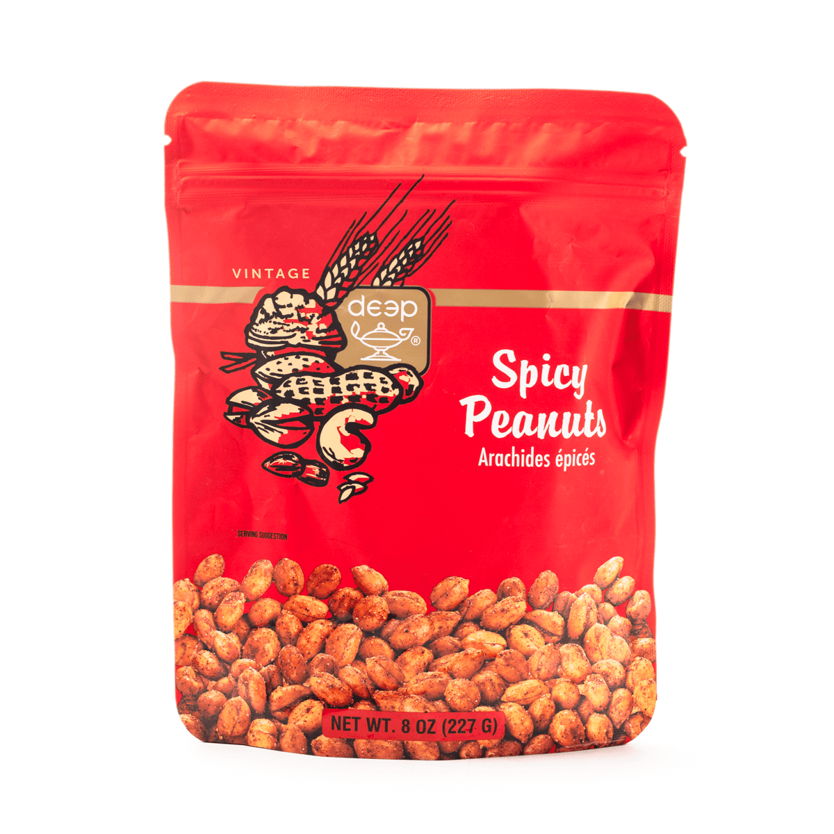 Deep Spicy Peanuts (227g  8Oz)