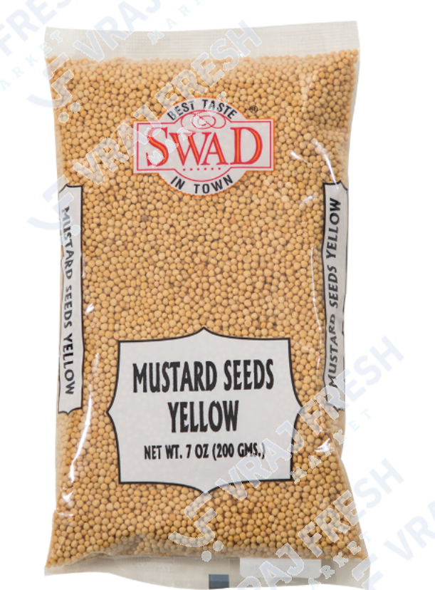 Swad Mustard Seeds Yellow (200g  7Oz)