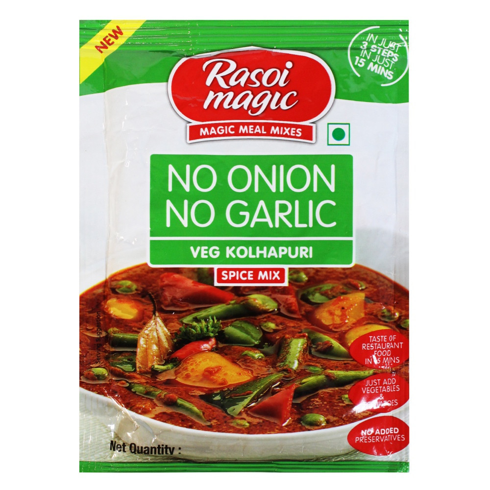 Rasoi Magic No Onion No Garlic Veg Kolhapuri Masala (50g  1.76Oz)