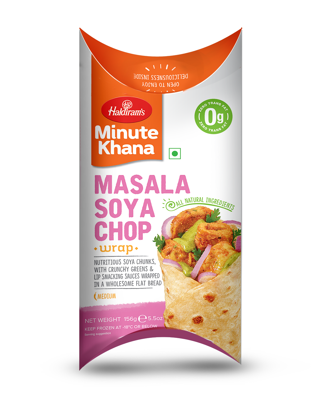 Haldirams Masala Soya Chop Wrap (156g  5.5Oz)