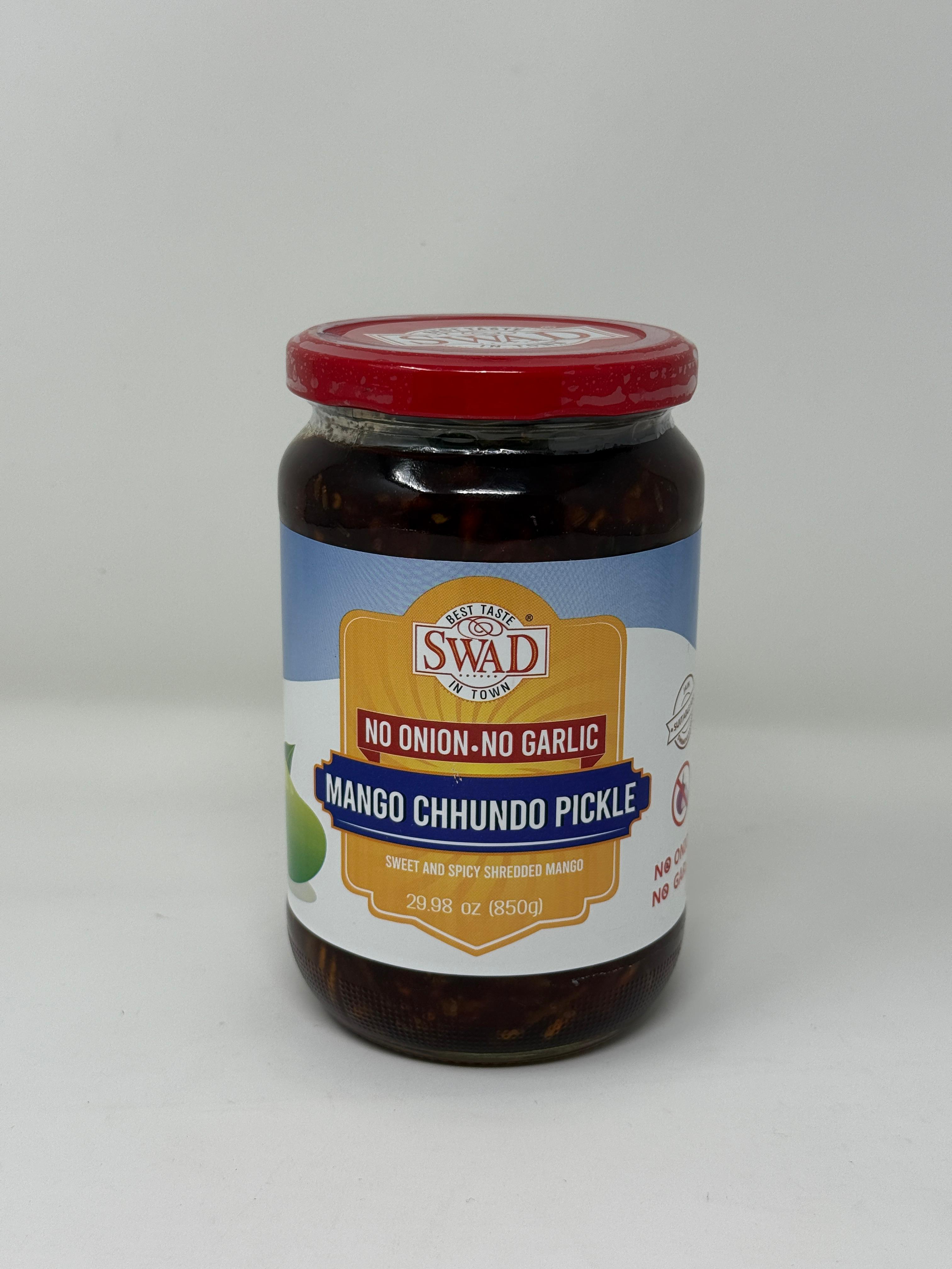 Swad Mango Chhundo Pickle - No Onion No Garlic (850g  30oz)