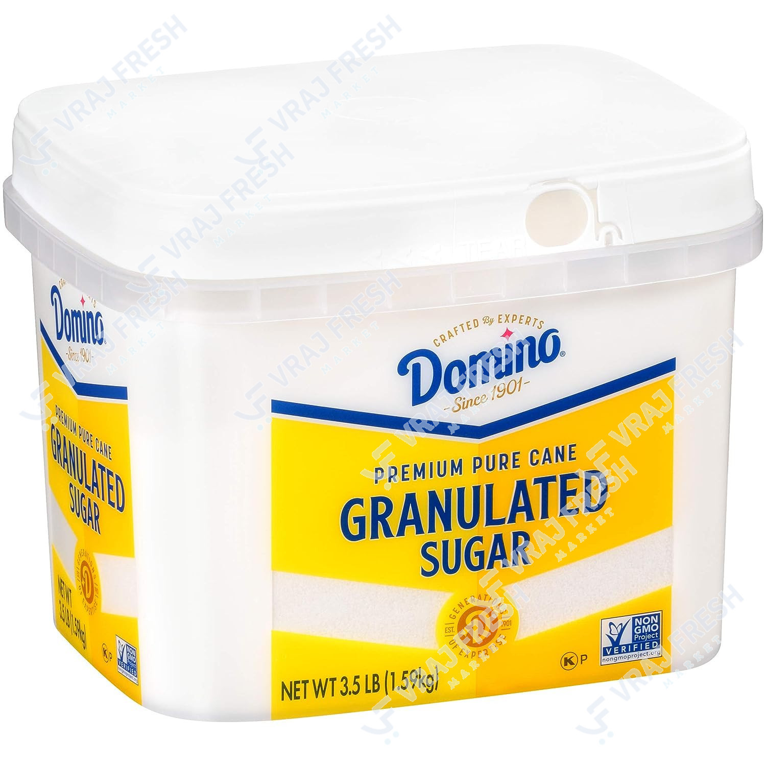 Domino Granulated Sugar Jar (1.59Kg  3.5lb)