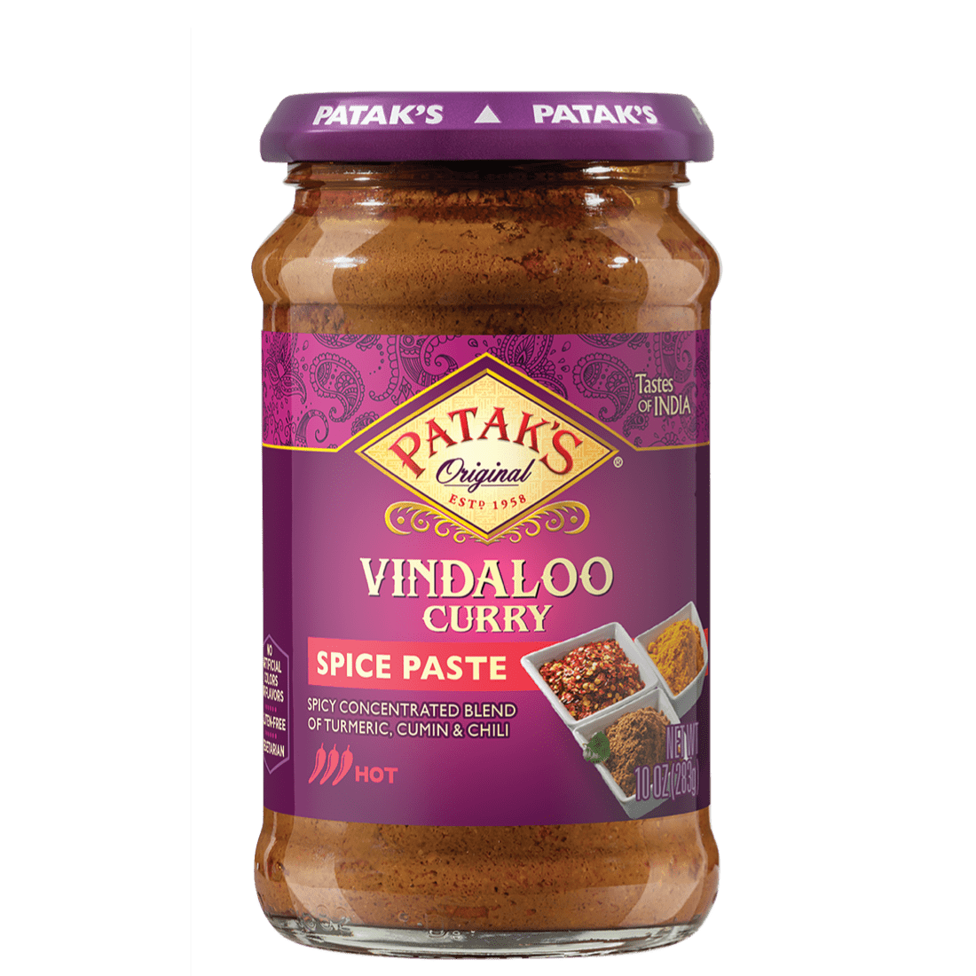 Patak Vindaloo Curry Spice Paste (283g  10oz)