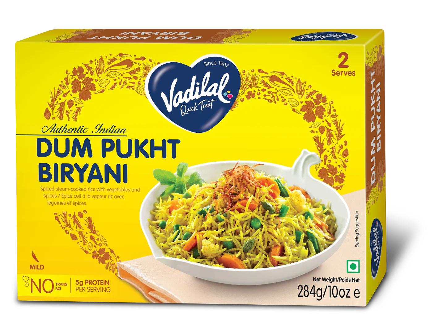 Vadilal Dum Pukht Biryani (284g  10Oz)