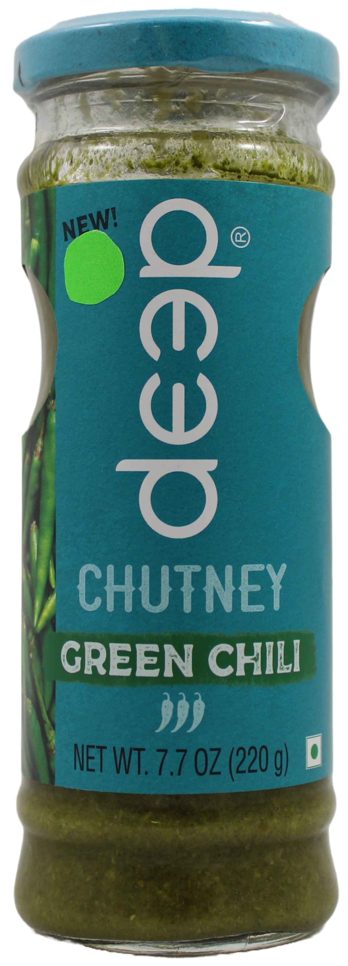 Deep Green Chilli Chutney (220G  7.7Oz)