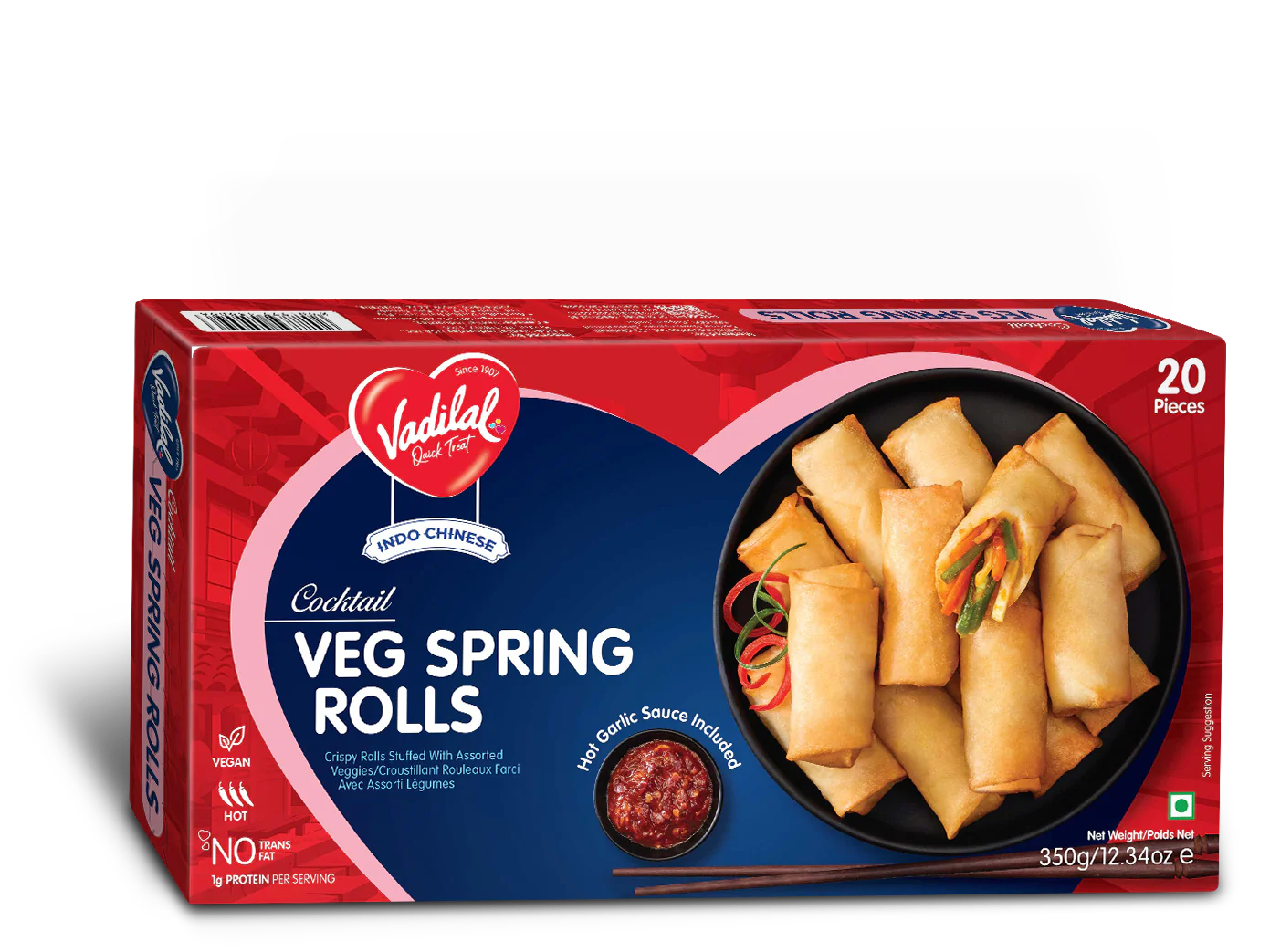 Vadilal Cocktail Veg Spring Rolls (800g  28.21oz)