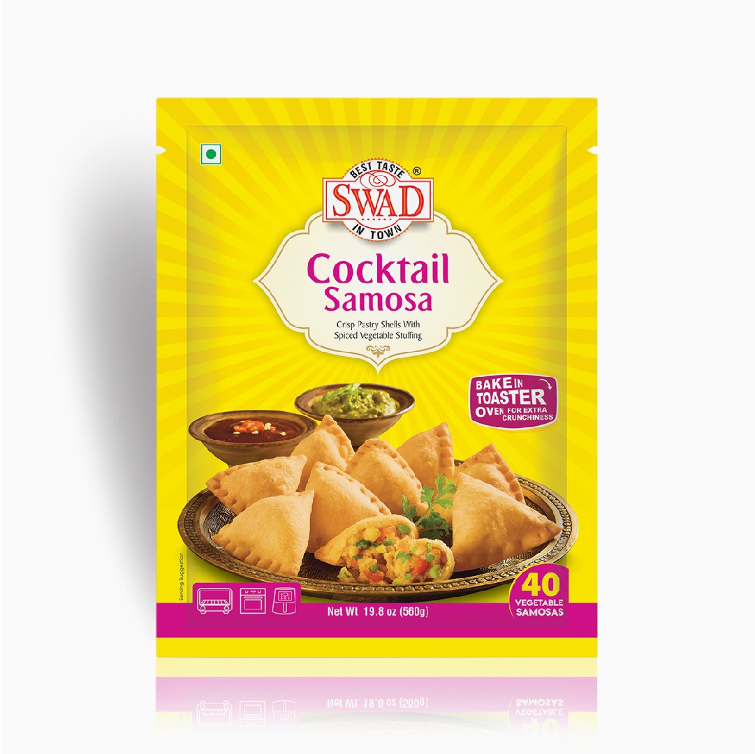 Swad Cocktail Samosa  40 pcs (560g  19.8Oz)