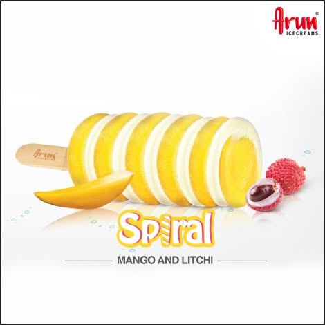 Arun Spiral Bar Mango & Lychee (60ml)