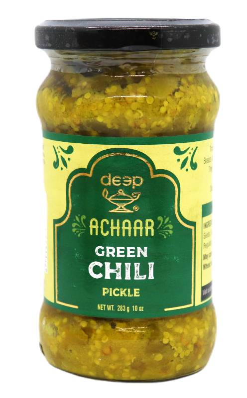 Deep Green Chilli Pickle
