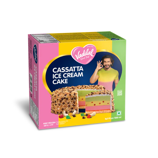 Vadilal Cassatta Ice Cream Cake (500ml  16.9oz)