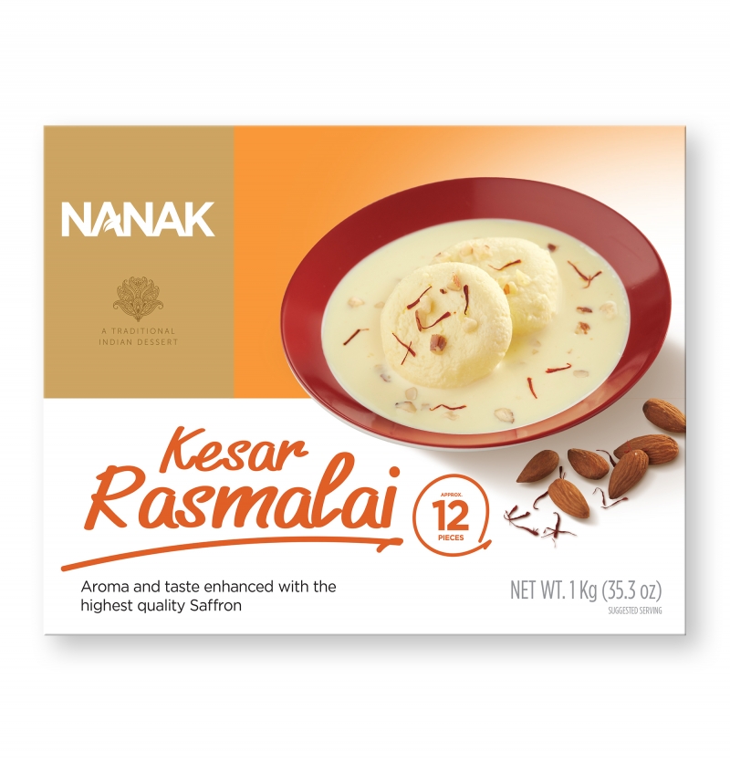 Nanak Kesar Rasmalai 12 Pcs (850g  30oz)