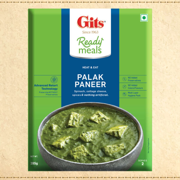 Gits Palak Paneer (285g 10oz)