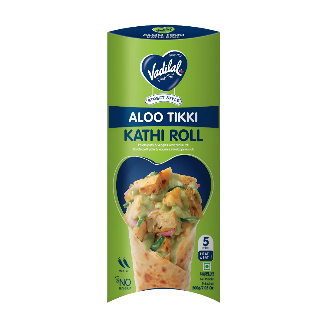 Vadilal Aloo Tikki Kathi Roll (200g 7.05Oz)